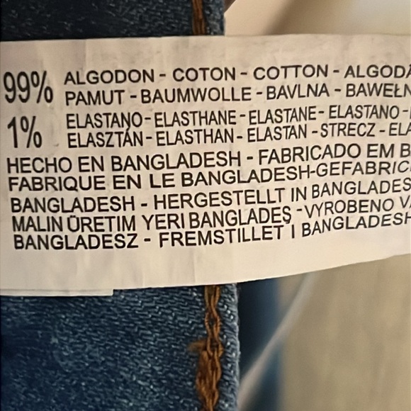 Zara TRF Boot Cut Flare Jeans Premium Wash Size 6 - Picture 7 of 7